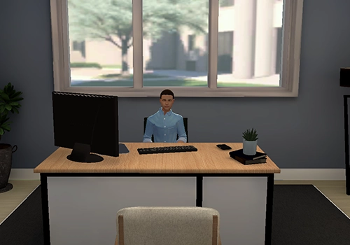 Simli VR interviewer